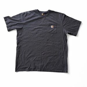 Carhartt K87 Heavyweight Pocket Tee Heather Grey 3XL Tall EXCELLENT